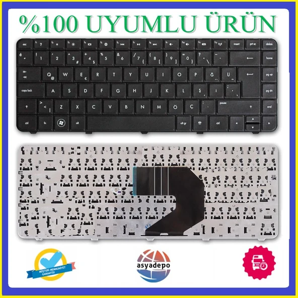 Hp Compaq 698694-001 Klavye Tuş Takımı Siyah TR ürün görseli 1