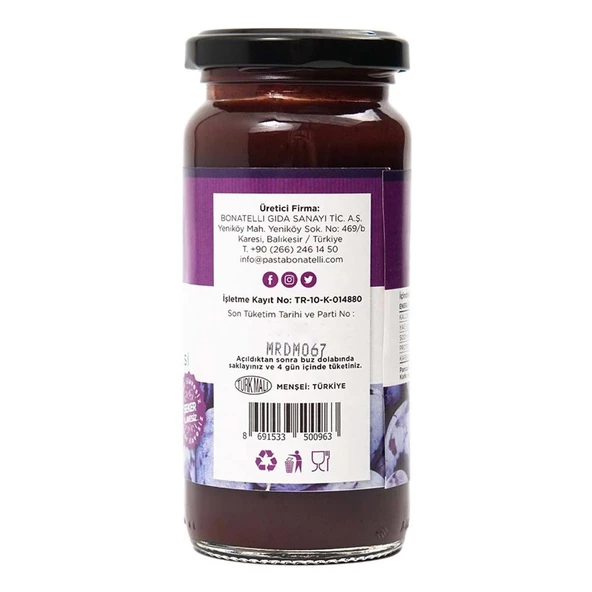 %100 Mürdüm Eriği Püresi 240 Gr - Resim 2