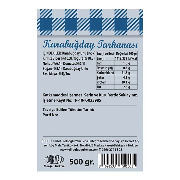 Karabuğday Tarhanası 500 Gr - Resim 2