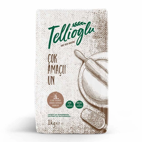 Tellioğlu Çok Amaçlı Un 1 Kg ürün görseli 1