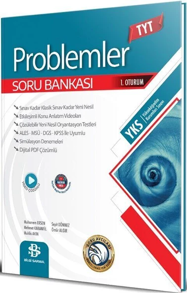 TYT Problemler Soru Bankası Bilgi Sarmal Yayınları ürün görseli 1
