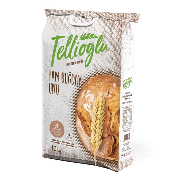 Tellioğlu Tam Buğday Unu 10 Kg ürün görseli 1