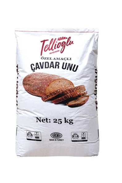 Tellioğlu Çavdar Unu 25 Kg ürün görseli 1