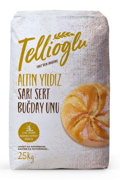 Altın Yıldız Özel Amaçlı Sarı Sert Buğday Unu 25 Kg ürün görseli 1