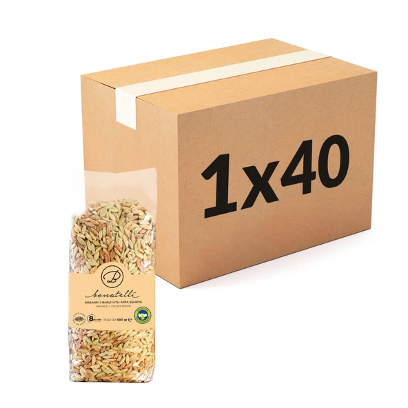 3 Bakliyat Arpa Şehriye 500 Gr x 40'lı Paket ürün görseli 1
