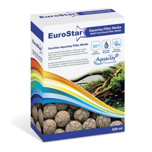 EuroStar Aquaclay Biyolojik Filtre Malzemesi 500 Ml ürün görseli 1
