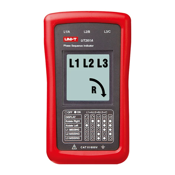 Uni-T UT261A Faz Sırası Ve Motor Yönü Ölçer ürün görseli 1