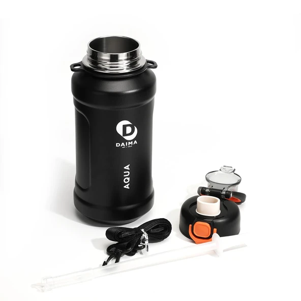 Daima Aqua Termos Siyah 1000 ml - Resim 6
