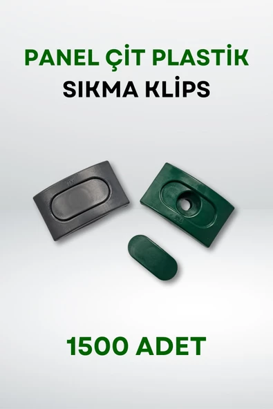 Panel Çit Plastik Sıkma Klips (1500 Adet) ürün görseli 1