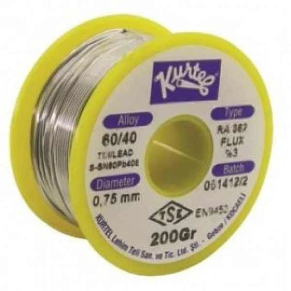 0.75 Mm² 60/40 200 Gr Lehim Teli ürün görseli 1