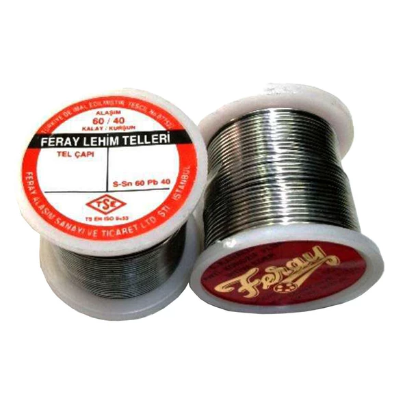 1.00 Mm² Sn99.3/Cu0.7 Kurşunsuz Leadfree Lehim Teli ürün görseli 1