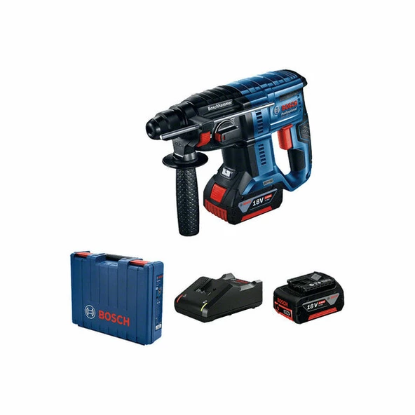 BOSCH 611911121 Gbh 180'Lı Akülü Kırıcı Delici (2X4.Ah) ürün görseli 1