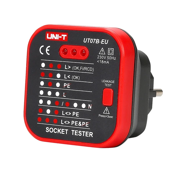 Uni-T UT07B-Eu Soket Test Cihazı ürün görseli 1