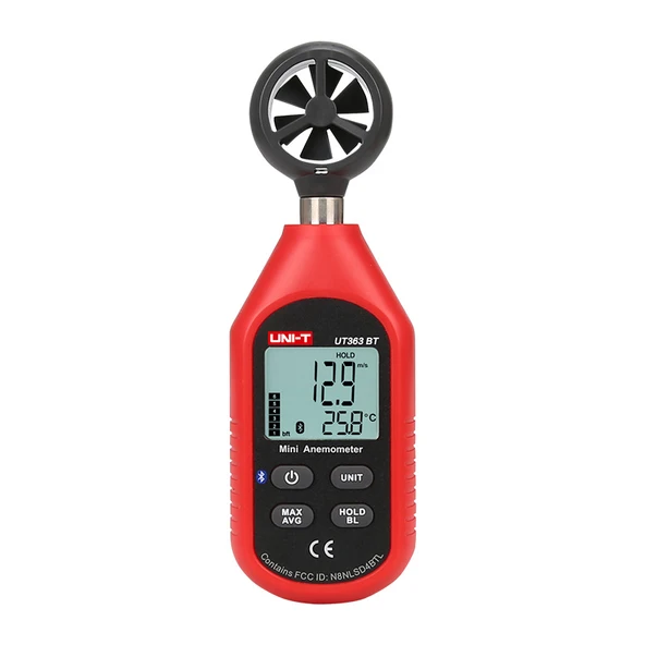 Uni-T UT363Bt Mini Anemometre - Rüzgar Ölçer ürün görseli 1
