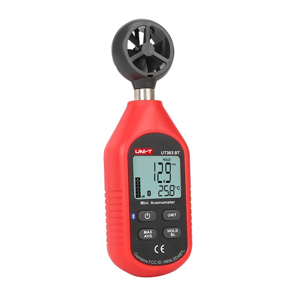 Uni-T UT363Bt Mini Anemometre - Rüzgar Ölçer - Resim 2