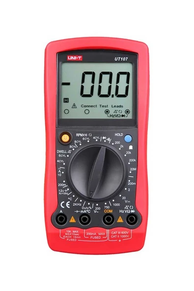 Uni-T UT107 Avuçiçi Çok Fonksiyonlu Otomotiv Ölçü Aleti ürün görseli 1