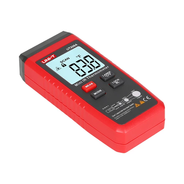 Uni-T UT306A Mini İnfrared Lazerli Termometre - Resim 4