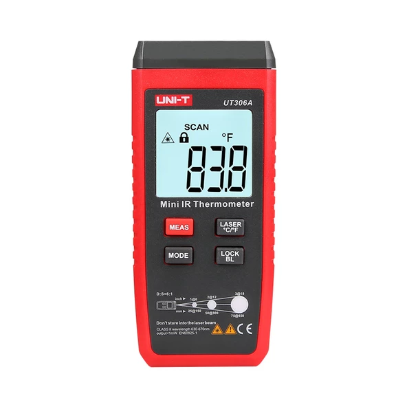 Uni-T UT306A Mini İnfrared Lazerli Termometre - Resim 2