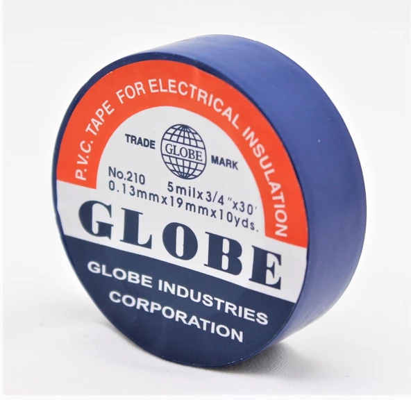 Globe Pvc Elektrik İzolasyon Bant "0.13X19X10Yards" (Lacivert) ürün görseli 1