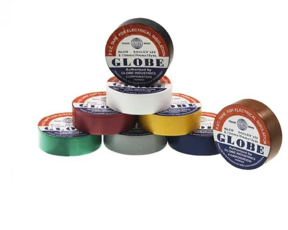 Globe Pvc Elektrik İzolasyon Bant "0.13X19X10Yards" (70'Li Her Renk 10 Adet) ürün görseli 1