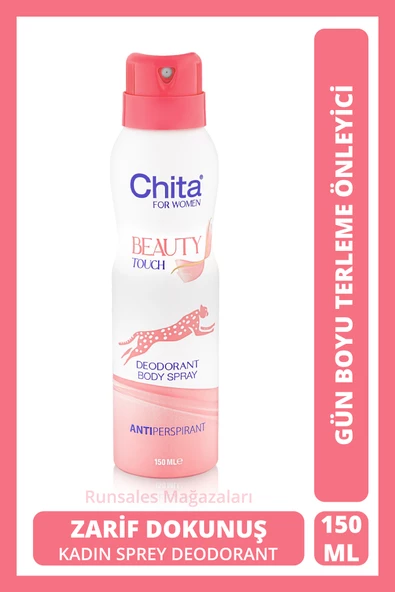 Chita Kadın Deodorant Beauty Touch Ter Kokusu Önleyici 150 Ml ürün görseli 1