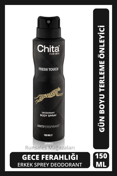 Chita Erkek Deodorant Fresh Touch Ter Kokusu Önleyici 150 Ml ürün görseli 1