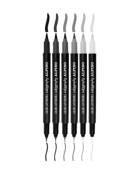 Alpino Color Experience Calligraphy Set Çift Yönlü 6lı - Resim 2
