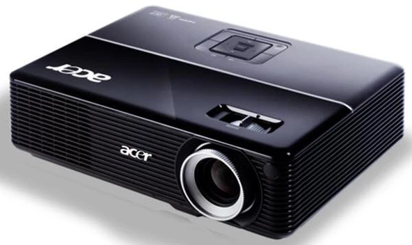 ACER PROJEKSİYON CİHAZI P1200B MODEL HDMI - ORJİNAL LAMBA 2500 SAAT GARANTİ - KUMANDA (YENİLENMİŞ TEŞHİR ÜRÜNÜ!) ürün görseli 1