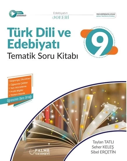 Palme Yayınevi 9. Sınıf Joker Türk Dili Edebiyatı Soru Kitabı Tematik Yeni ürün görseli 1