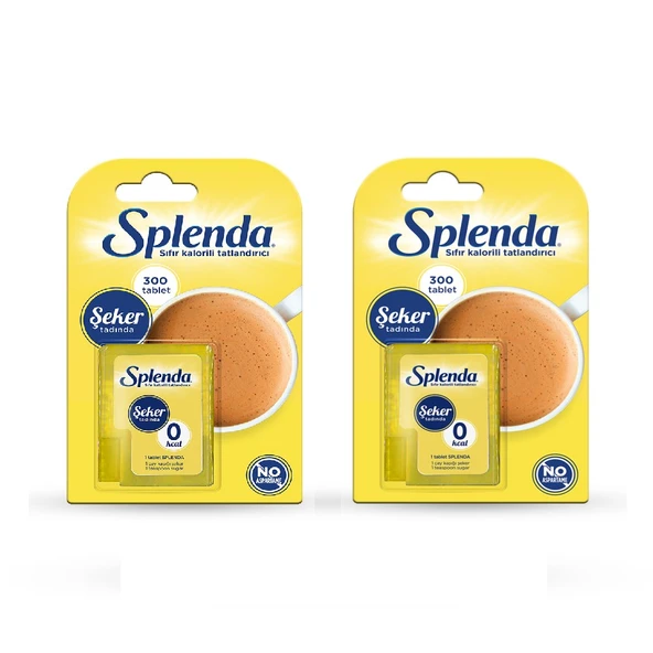 Splenda Tatlandırıcı 300 Tablet 2'li ürün görseli 1