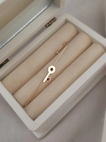 Kıkırdak Küpe Kararmaz Çelik 316L Lüks Kadın Küpe Renk Sarı ürün görseli 1
