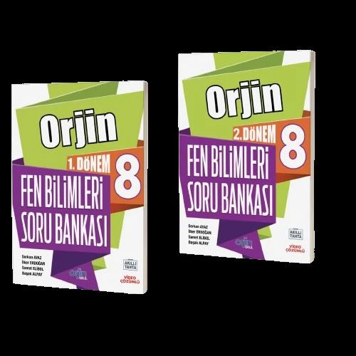 Orjin 8. Sınıf LGS 1. ve 2.  Dönem Fen Bilimleri Soru Bankası ürün görseli 1