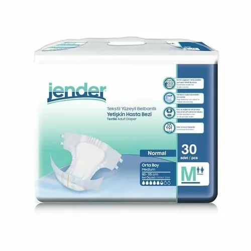 Jender Belbantlı Orta Boy M 30'lu 2 Adet Hasta Bezi ürün görseli 1