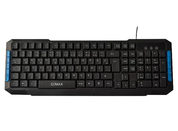 Gomax K6 Usb Kablolu Oyuncu Bilgisayar Klavyesi ürün görseli 1