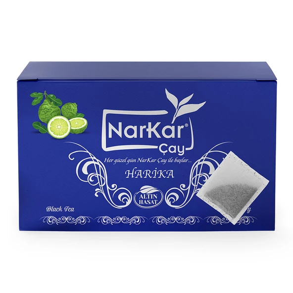 NarKar Çay Harika Demlik Poşet Bergamotlu Çay 6 Kg(15gr X 400 Ad.) ürün görseli 1
