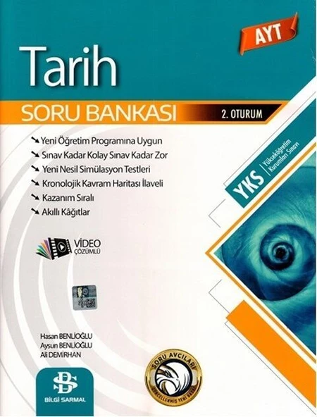 AYT Tarih Soru Bankası Bilgi Sarmal Yayınları ürün görseli 1