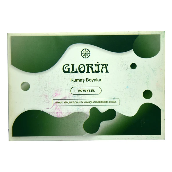 Kumaş Boyası Koyu Yeşil 10 Gr Paket ürün görseli 1