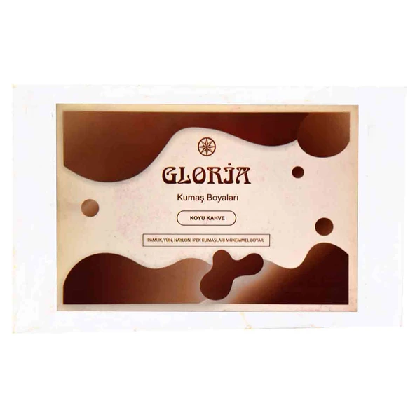 Gloria Kumaş Boyası Koyu Kahve 10Gr Pkt ürün görseli 1