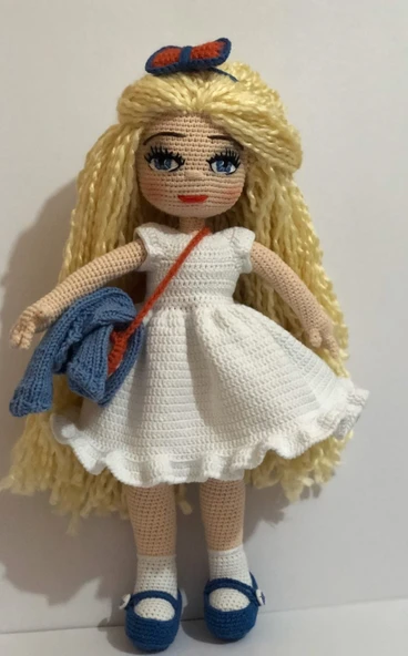 Sarışın Asya Bebek Amigurumi Organik Oyuncak ürün görseli 1