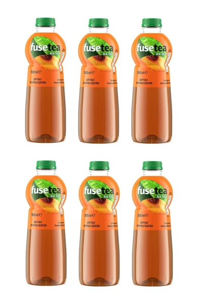 Fuse Tea Şeftali Aromalı Soğuk Çay 1 Lt X 6 Adet ürün görseli 1