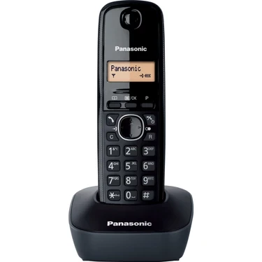 Panasonic KX-TG 1611 SİYAH Dect Telefon ürün görseli 1