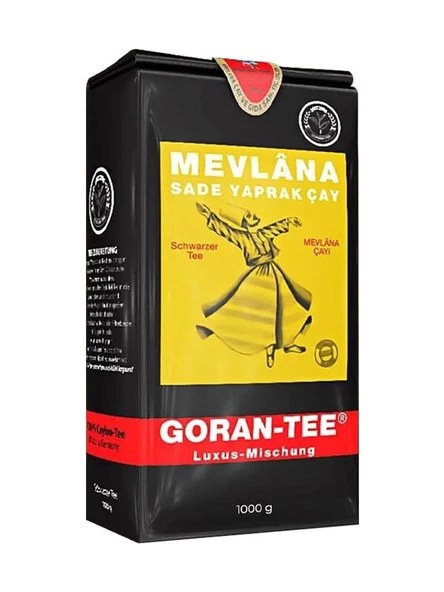 Mevlana Sade Yaprak Goran Tee Siyah Dökme Çay 1 KG ürün görseli 1