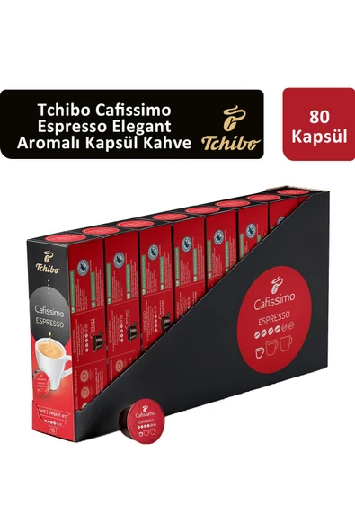Tchibo Cafissimo Espresso Elegant Aroma Kapsül Kahve x 8 Adet ürün görseli 1