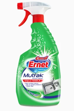 ERNET SÜPER MUTFAK TEMİZLEYİCİ SPREY 750ML ürün görseli 1