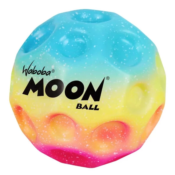 Waboba Rainbow Moon Ball Top Pembe Sarı Mavi ürün görseli 1