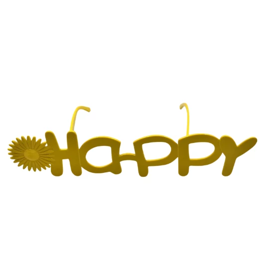 Parti Gözlük Çiçekli Happy Sarı - Resim 2