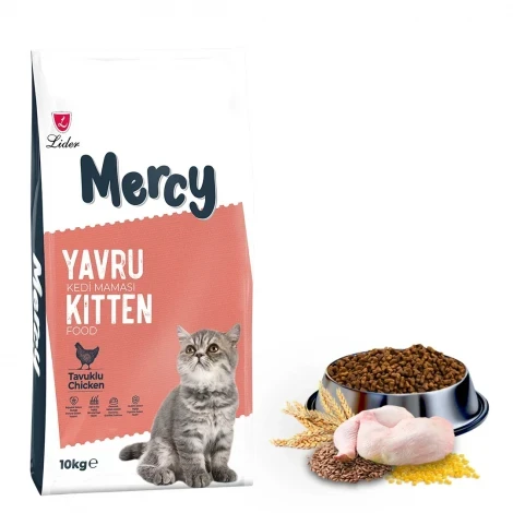 Mercy Tavuklu Yavru Kedi Maması 10 Kg ürün görseli 1