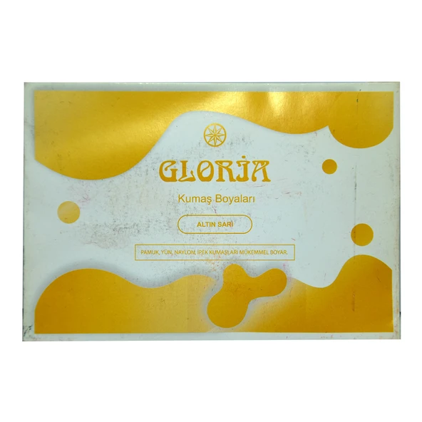 Gloria Kumaş Boyası Altın Sarı 10 Gr Pkt ürün görseli 1