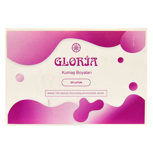 Gloria Kumaş Boyası Eflatun 10Gr Pkt ürün görseli 1
