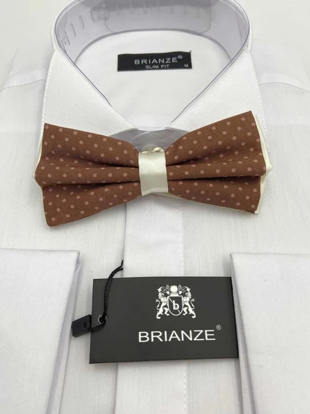 Brianze Kahverengi Noktalı Papyon ürün görseli 1